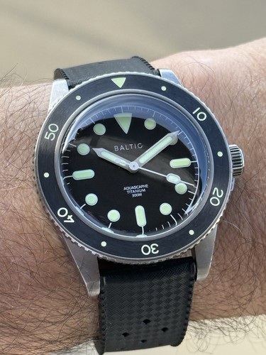 Baltic Aquascaphe Blue Gilt